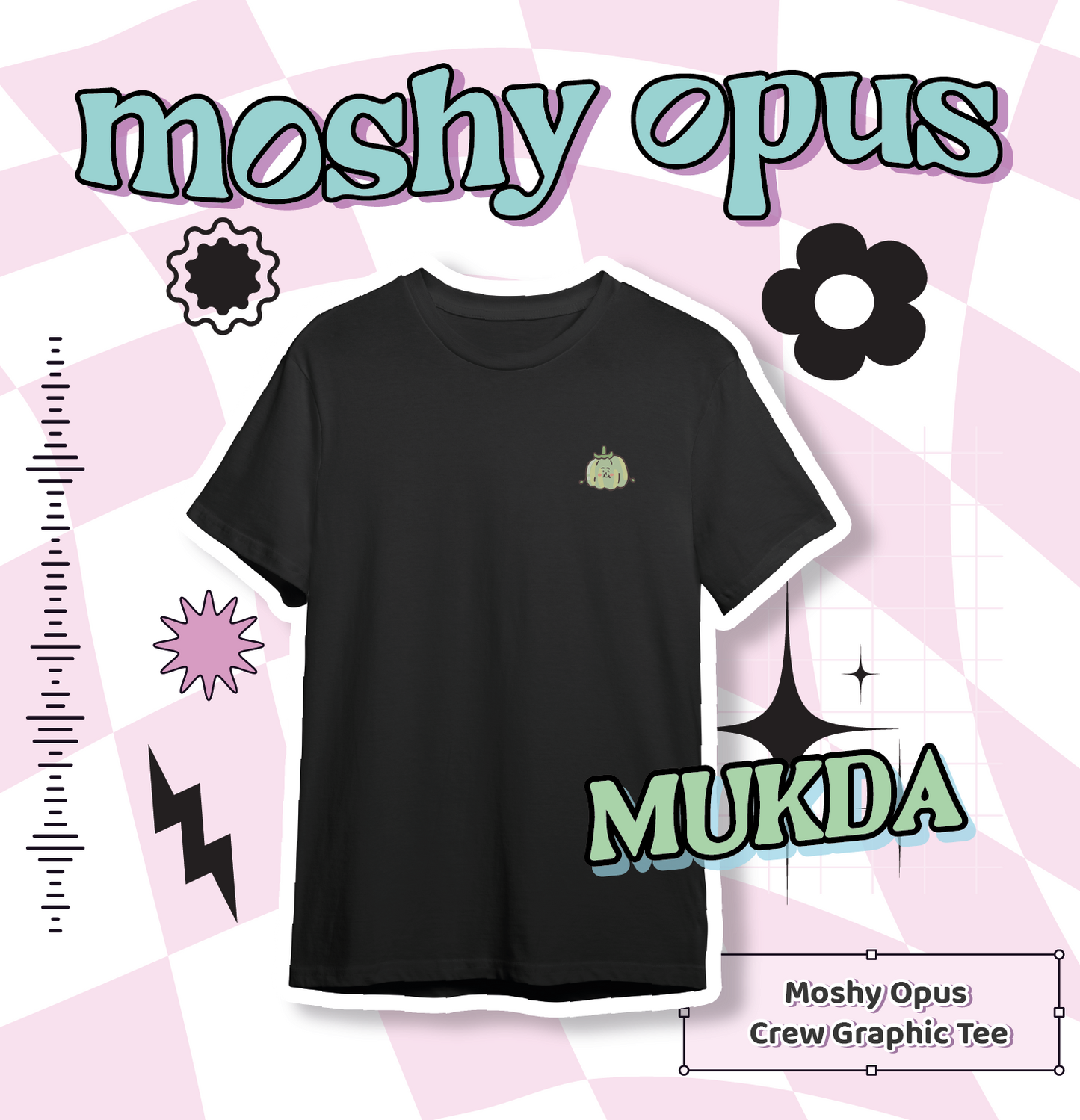 Moshy Opus Crew Graphic Tee Mukda