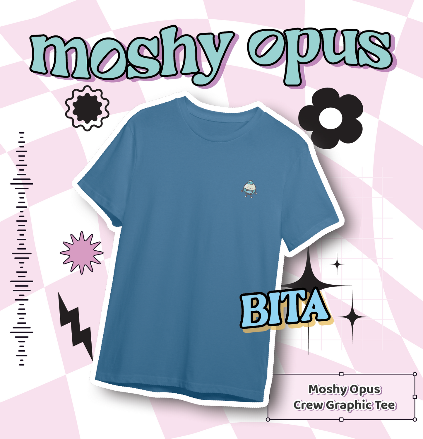 Moshy Opus Crew Graphic Tee Bita